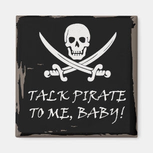 Fun Pirate Talk Magnet Magneet