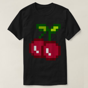 Fun Pixel Cherry 80s Gamer T-shirt