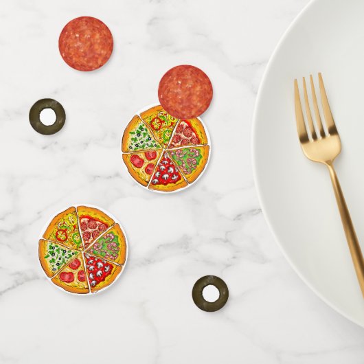 Fun Pizza Table Confetti (Groupe)