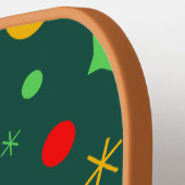 Fun Play-kerstpatroon Pickleball Paddle (Links Detail)