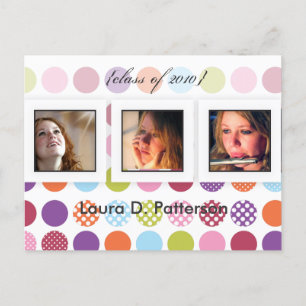 Fun+pois colorés, do-it-yourself photos cartes pos