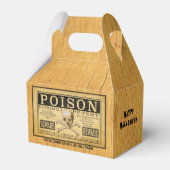 Fun "POISON" Halloween Design Bedankdoosjes (Achterkant)