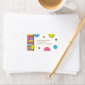 Fun Polk a Dot Étiquettes de adresse (En situation)