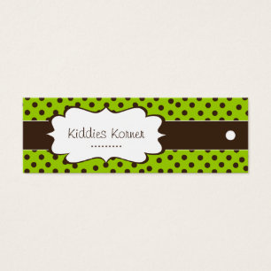 Fun Polk a Dot Hang Tags