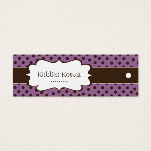 Fun Polk a Dot Hang Tags (Devant)