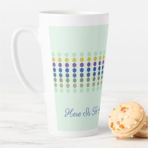 Fun Polka Dot Inspirerend Latte Mok