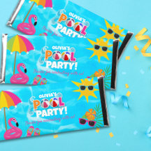 Fun Pool Party d'été Anniversaire