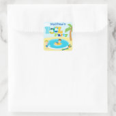 Fun pool party garçons anniversaire autocollants f (Sac)