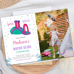 Fun Pool Party-uitnodigingen voor kinderen Kaart