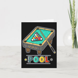 Fun Pool Tafel Biljart Spelthema Kaart