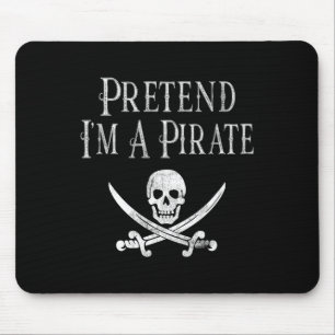 Fun Pretend, ik ben een Pirate Lazy Halloween Cost Muismat