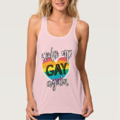 Fun pride maandelijkse lgbt werd weer homo tanktop (Voorkant)