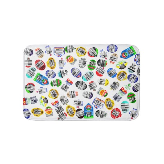 Fun Produce Barcode-Stickers Badmat (Voorkant)