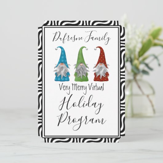 Fun Programme Vacances Virtuelles Invitation (Debout devant)