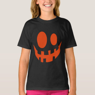 Fun Pumpkin Jack O Lantern Face Halloween T-shirt