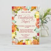 Fun Pumpkins Thanksgiving Kaart (Staand voorkant)