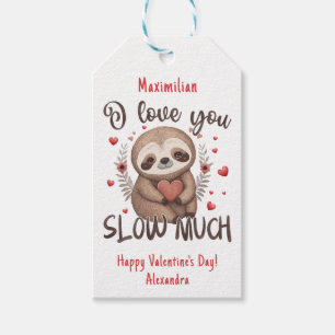 Fun pun, mooie sloep... ik hou veel van je cadeaulabel