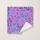 Fun Purple Flowers (Gant de toilette)
