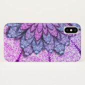 Fun Purple Flowers Case-Mate iPhone Case (Achterkant (horizontaal))