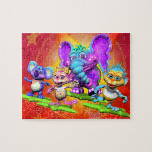 Fun Puzzle met "The GiggleBellies" Legpuzzel