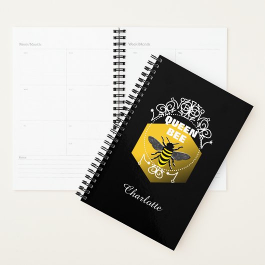 Fun Queen Bee geïnspireerd door Modern Aangepast Planner (Display)