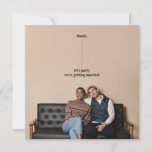 Fun Quirky Design Save the Date Weddencard