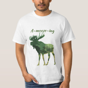 Fun Quote vind dit vloeiende Moose T-Shirt