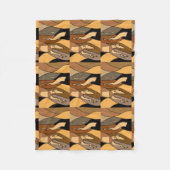 Fun Racing Greyhound Abstracte Fleece Blanket (Voorkant)