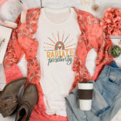 Fun Radiate Positivity Inspirativiteit Regenboog T-shirt