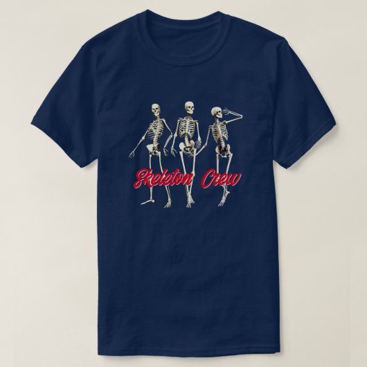 Fun Radiographie "Skeleton Crew" T-shirt (Design devant)