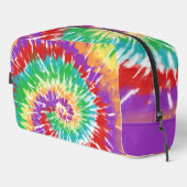 Fun Rainbow Coloris Retro Tie Tee Toiletry Sac (Coin droit)