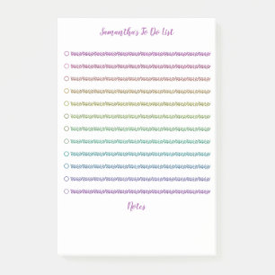 Fun Rainbow Glitter is bedoeld om persoonlijke aan Post-it® Notes