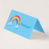 Fun Rainbow Mariage Merci Cartes (Front)