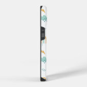 Fun Rainbow & Rain Cloud Pattern iPhone Hoesje (Rechterkant)