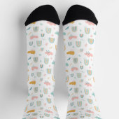 Fun Rainbow & Rain Cloud Pattern Sokken (Top)