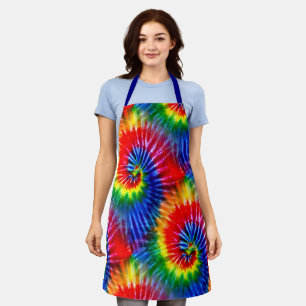 Fun Rainbow Tie Dye Psychedelic Retro Hippie Schort