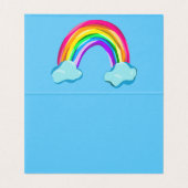 Fun Rainbow Weddenschap Hartelijk dank Kaart (Binnenkant ongevouwen)