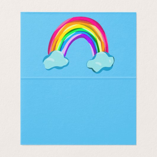 Fun Rainbow Weddenschap Hartelijk dank Kaart (Binnenkant ongevouwen)