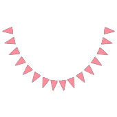 Fun Raspberry Pink Abstract Pattern Kids Verjaarda Vlaggetjes (Alle)