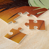 Fun Realistic Feathers kleurig patroonontwerp Legpuzzel (Zijkant)