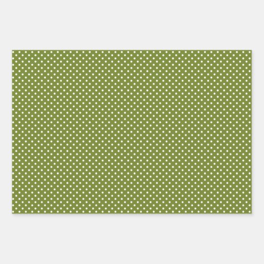 Fun Red Green Yellow Abstract Pine Tree Patroon Inpakpapier Vel (Voorkant 3)