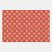 Fun Red Green Yellow Abstract Pine Tree Patroon Inpakpapier Vel (Voorkant 3)