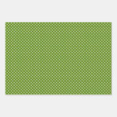 Fun Red Green Yellow Abstract Pine Tree Patroon Inpakpapier Vel (Voorkant 2)