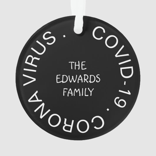 Fun Reindeer 2020 Arbre de Noël (dos)