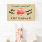 Fun Retiree Party Banner (Insitu)