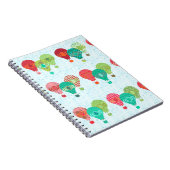 Fun Retro-ballonnen pastel Notitieboek (Rechterzijde)