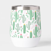 Fun Retro Cactus Succulent Baby shower Floral (Arrière)