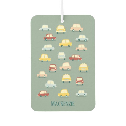 Fun Retro Car op maat Luchtverfrisser (Voorkant)