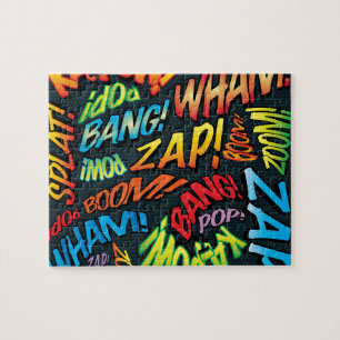 Fun Retro Comic Book Pop Art Sound Legpuzzel