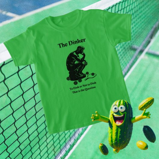 Fun Retro Le T-shirt Dinker Pickleball